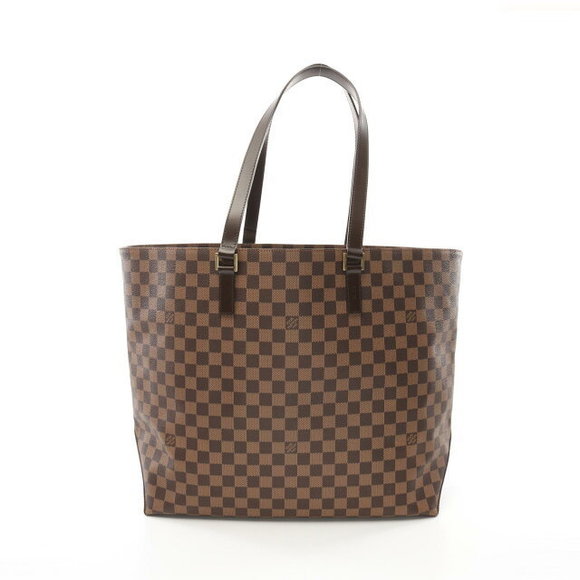 Louis Vuitton Leather Bag Cavallo brown Damier Tote - Picture 2 of 7